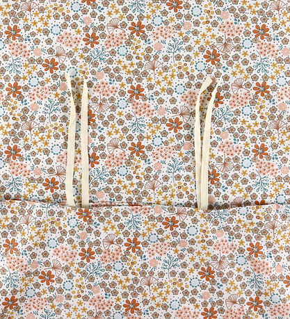 Nørgaard Madsens Sengetøj - Baby - Beige/Rosa Blomster