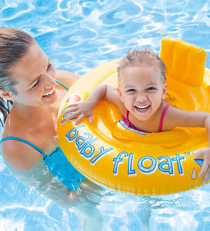 Intex Badering - My Baby Float -1/2-1 år-  70 cm - Gul