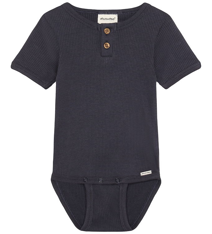 Minymo Body - k/æ - Rib - Modal/Bomuld - Odyssey Gray