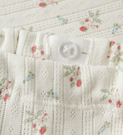 Lil Atelier Shorts - Hulmønster - NbfRachello - Coconut Milk/Str