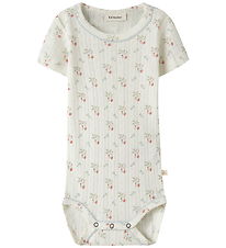 Lil Atelier Body k/æ - Hulmønster - Duna - NbfRachello - Coconut