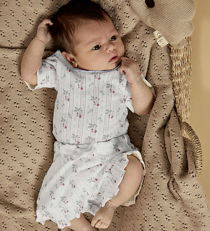 Lil Atelier Body k/æ - Hulmønster - Duna - NbfRachello - Coconut
