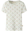Lil Atelier T-shirt - Dap - Bomuld/Modal - Hulmønster - NbfRache