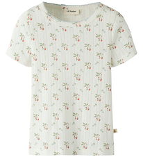 Lil' Atelier T-Shirt - Lochmuster - Dap - NbfRachello - Coconut 