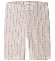 Lil Atelier Cykelshorts - Duna - Bomuld/Modal - Hulmønster - Nmf