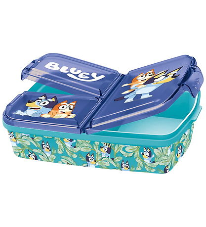 Bluey Madkasse - Multi Compartment Sandwich Box - 18x13 cm - Lys