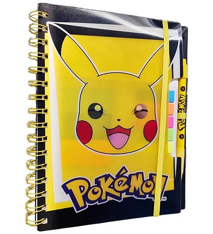 Pokémon Notebook m. Linieret - Lenticular Cover og Kuglepen