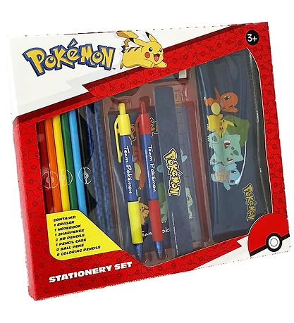 Pokémon Skrivesæt m. 15 Dele