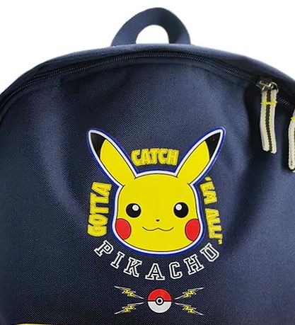 Pokémon Rygsæk - Large - 43x29x12 cm - 14L - Sort/Gul