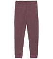 CeLaVi Leggings - Wool - Maroon