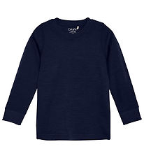 CeLaVi Bluse - Uld - Night Sky