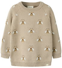 Lil' Atelier Blouse - Noos - Tricoté - NmmLamoe - Oxford Tan/Bee