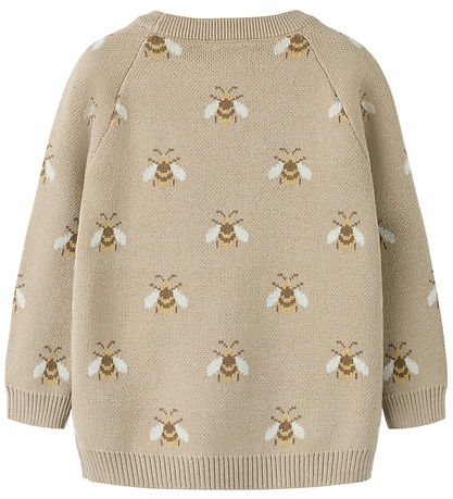 Lil Atelier Bluse - Noos - Strik - NmmLamoe - Oxford Tan/Bee