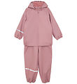 CeLaVi Rainwear w. Suspenders - Nostalgia Rose