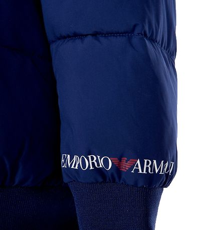 Emporio Armani Dynejakke - Blå/Rød