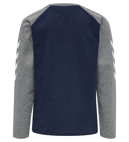 Hummel Bluse - hmlBOX - Navy/Grå