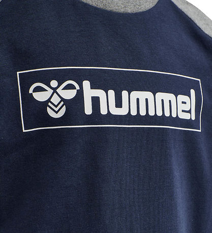 Hummel Bluse - hmlBOX - Navy/Grå