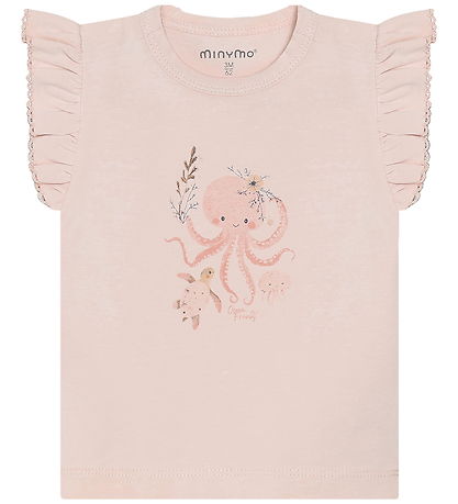 Minymo T-shirt - Peach Blush