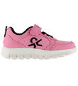 Color Kids Sko m. Velcro - Begonia Pink