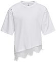 Kids Only T-shirt - KogKamil - White/White Lace