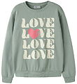 Name It Sweatshirt - NkfVasacha - Green Milieu/Love