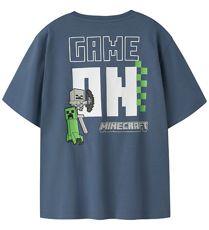 Name It T-shirt - NkmJun - Minecraft - Vintage Indigo