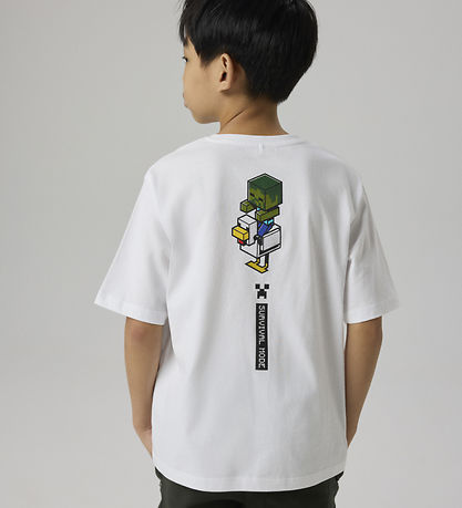 Name It T-shirt - NkmJun - Minecraft - Bright White
