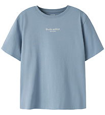 Name It T-shirt - Noos - NkmBrody - Ashley Blue/W. JET STREAM PR
