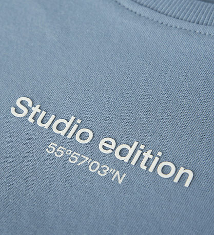 Name It T-shirt - Noos - NkmBrody - Ashley Blue/W. JET STREAM PR