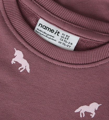 Name It Sweatshirt - Noos - NmfValba - Wild Ginger/W. PARFAIT PI