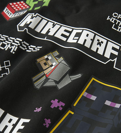 Name It Hættetrøje - NkmJu - Noos - Minecraft - Black
