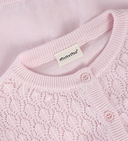 Minymo Cardigan - Strik -  Raindrops on Roses