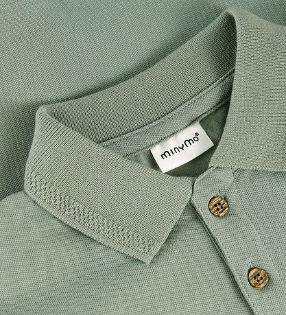 Minymo Polo T-shirt - Lily Pad