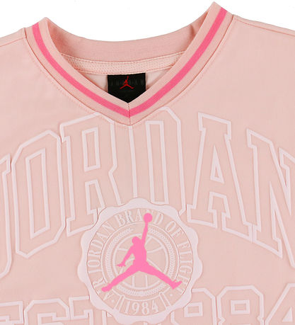 Jordan T-shirt - Cropped - Nike Pink Bloom