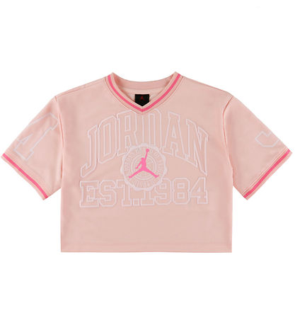 Jordan T-shirt - Cropped - Nike Pink Bloom