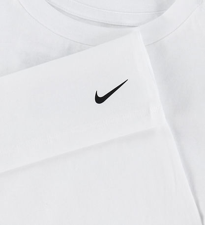 Nike T-shirts - 2-pak - Hvid/Dark Grey Heather
