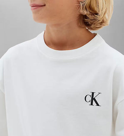 Calvin Klein Bluse - 2-pak - Bright White/ Pvh Black