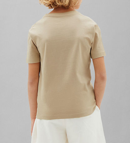 Calvin Klein T-shirt - Logo - HumusBeige