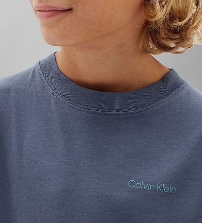 Calvin Klein T-shirt - Logo - Nightshadow Blue