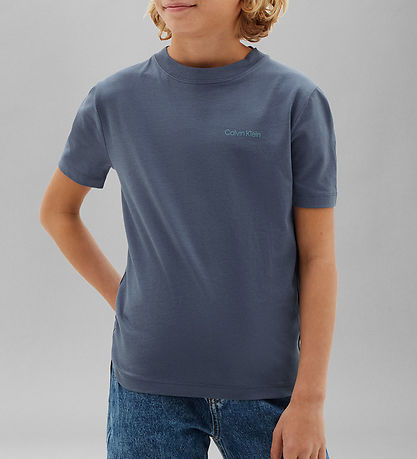 Calvin Klein T-shirt - Logo - Nightshadow Blue