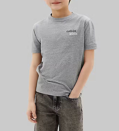 Calvin Klein T-shirt - Medium Grey Heather Grey