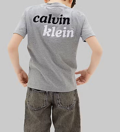 Calvin Klein T-shirt - Medium Grey Heather Grey