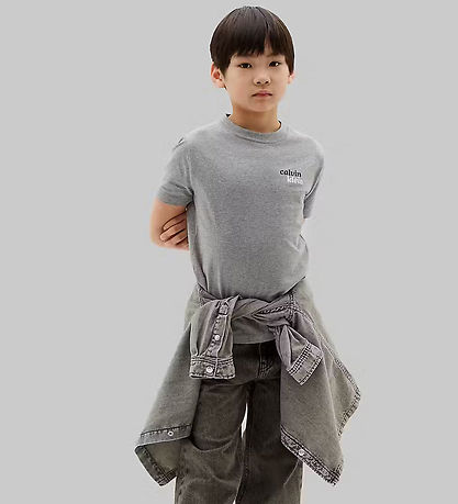 Calvin Klein T-shirt - Medium Grey Heather Grey