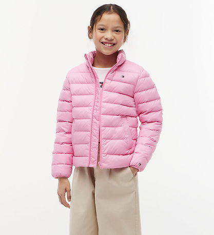 Tommy Hilfiger Dunjakke - Pink DaisyPink