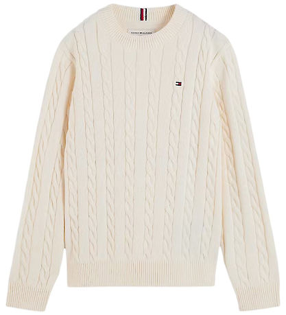 Tommy Hilfiger Bluse - Strik - Ivory Petal Yellow