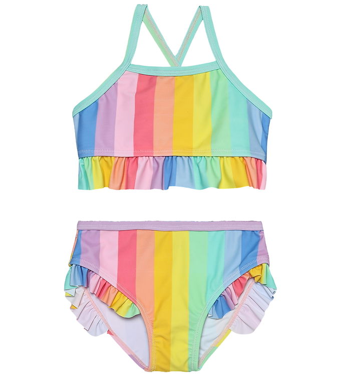 Color Kids Bikini - Pink Lemonade m. Striber