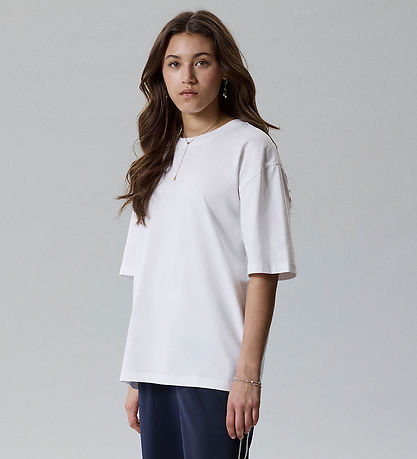 LMTD T-shirt - NlnNevollo - White Alyssum