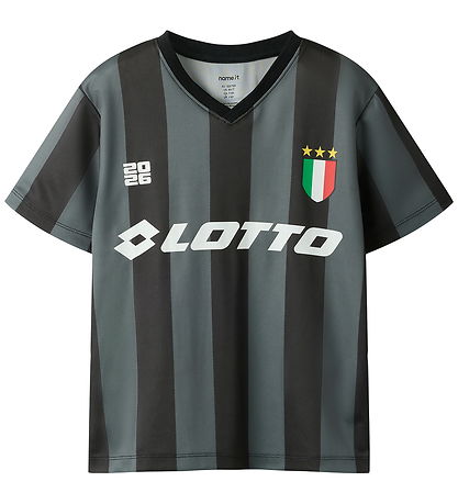 Name It T-shirt - NknJumb - Lotto - Lava Smoke/Black