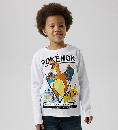 Name It Bluse - NkmAst - Pokemon - Bright White