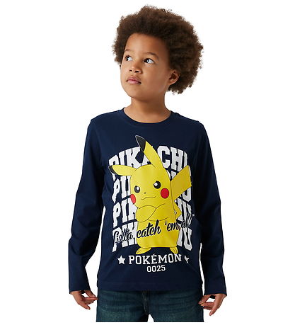 Name It Bluse - NkmAst - Pokemon - Navy Blazer